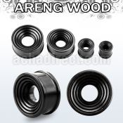 phar areng wood double flared tunnel with conical openings