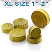 pwjxl xl size jack fruit wood concave double flare plug