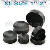 pwkkxl xl size areng wood concave double flare plug