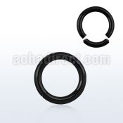 segt8 black pvd 316l steel segment ring diameter 12 16mm