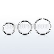 sel16 high polished 316l seamless steel ring diamter 6 12mm