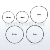 sell high polished surgical steel xl sized seamless ring