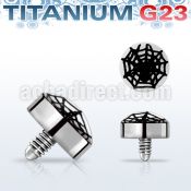 talg13 titanium g23 dermal top w spider web for base plate