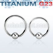 ubcr12 titanium g23 ball closure ring with a 5mm ball