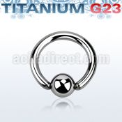 ubcr8 titanium g23 ball closure ring with an 8mm ball