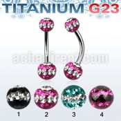 ubnfrsd titanium g23 belly banana w 5 6mm tri line ferido ball