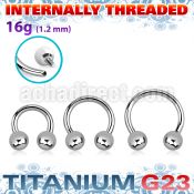 ucbeb4si titanium g23 internal circular barbell 4mm balls