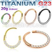 usgshss11t pvd plated titanium hinged segment ring cnc cz