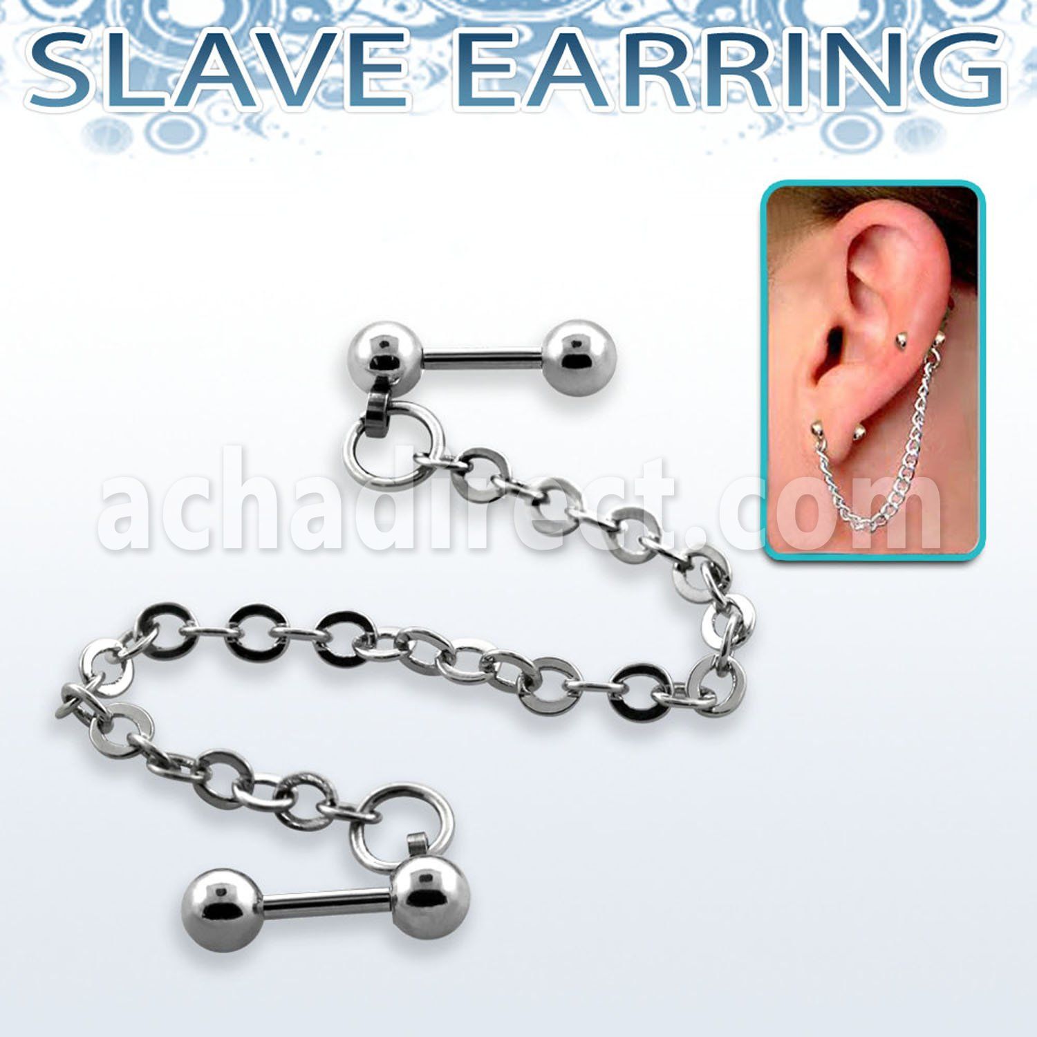 bber27 316l steel barbell with 4mm ball affix 2nd barbell