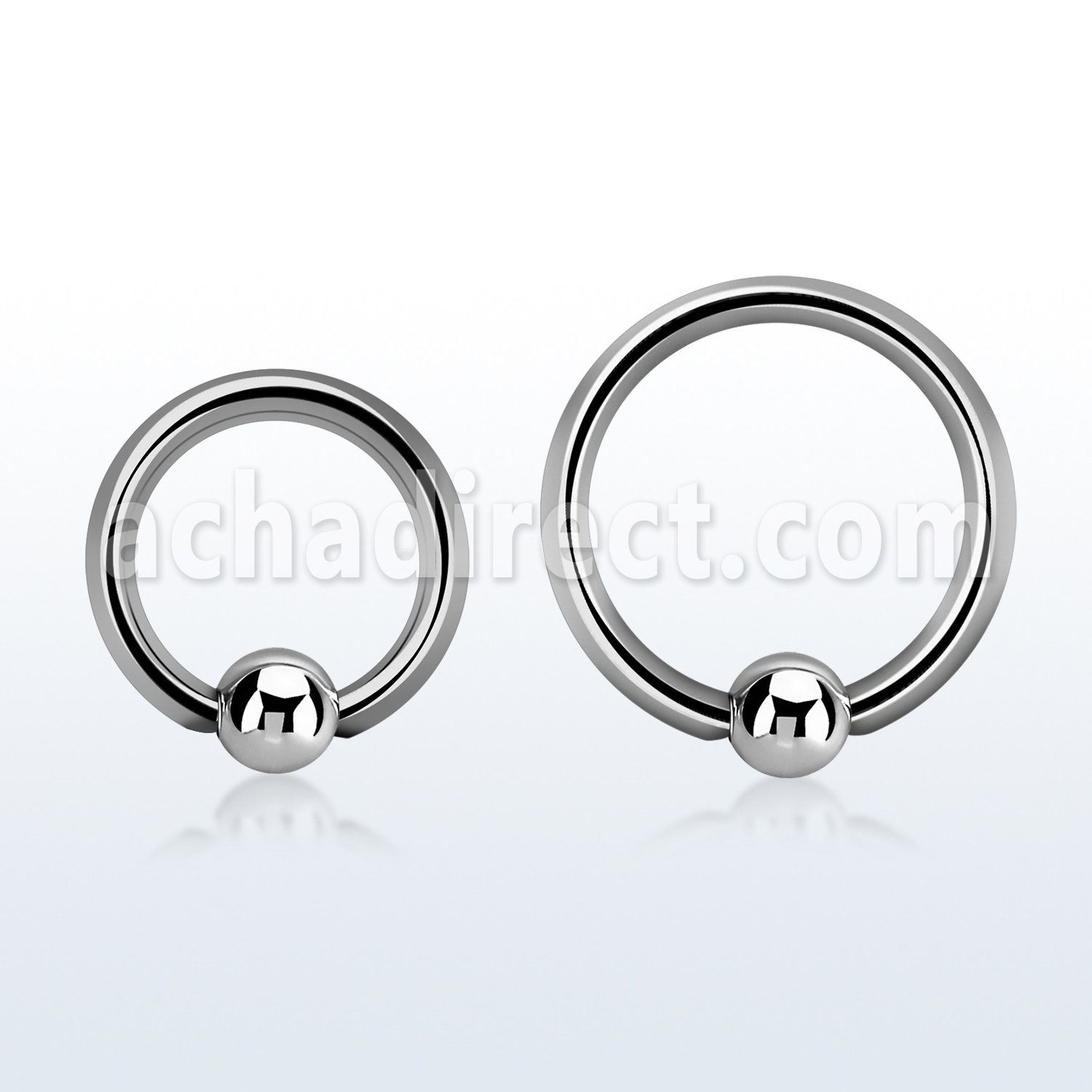 bcr16 316l steel 1 2mm ball closure ring with 3mm ball