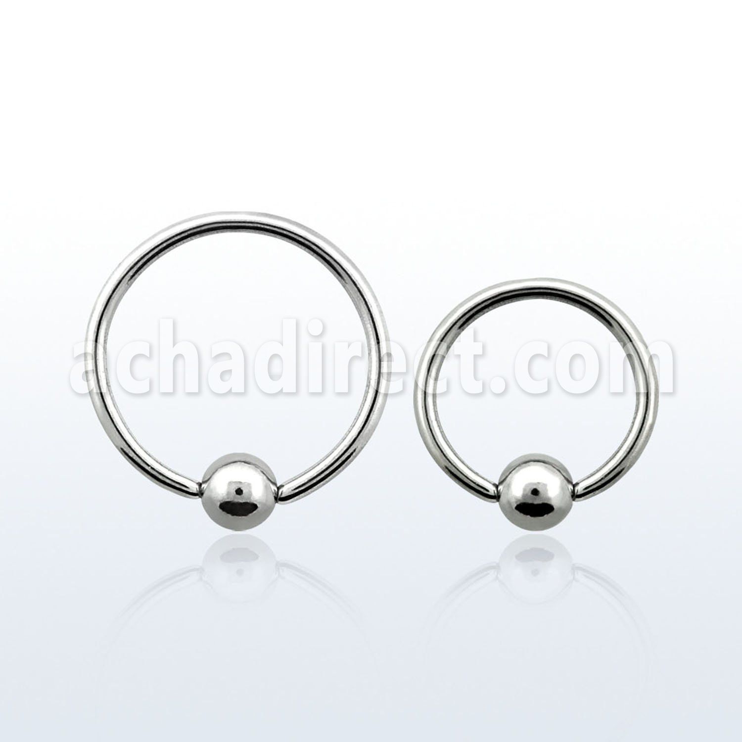 bcr20s 316l steel 0 8mm ball closure ring with 2 5mm ball