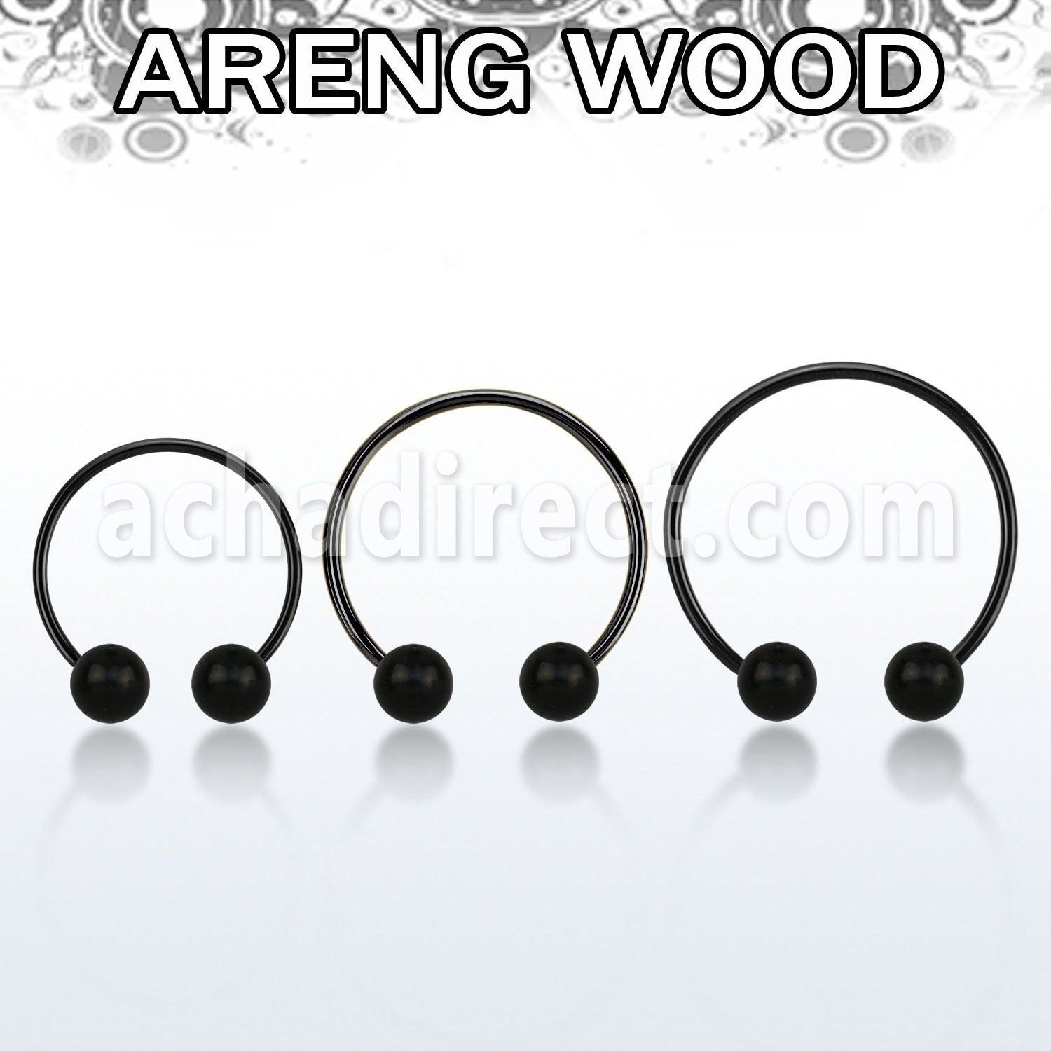 cbmtar8l xxl anodized steel cbr, 14g w 8mm areng wood balls
