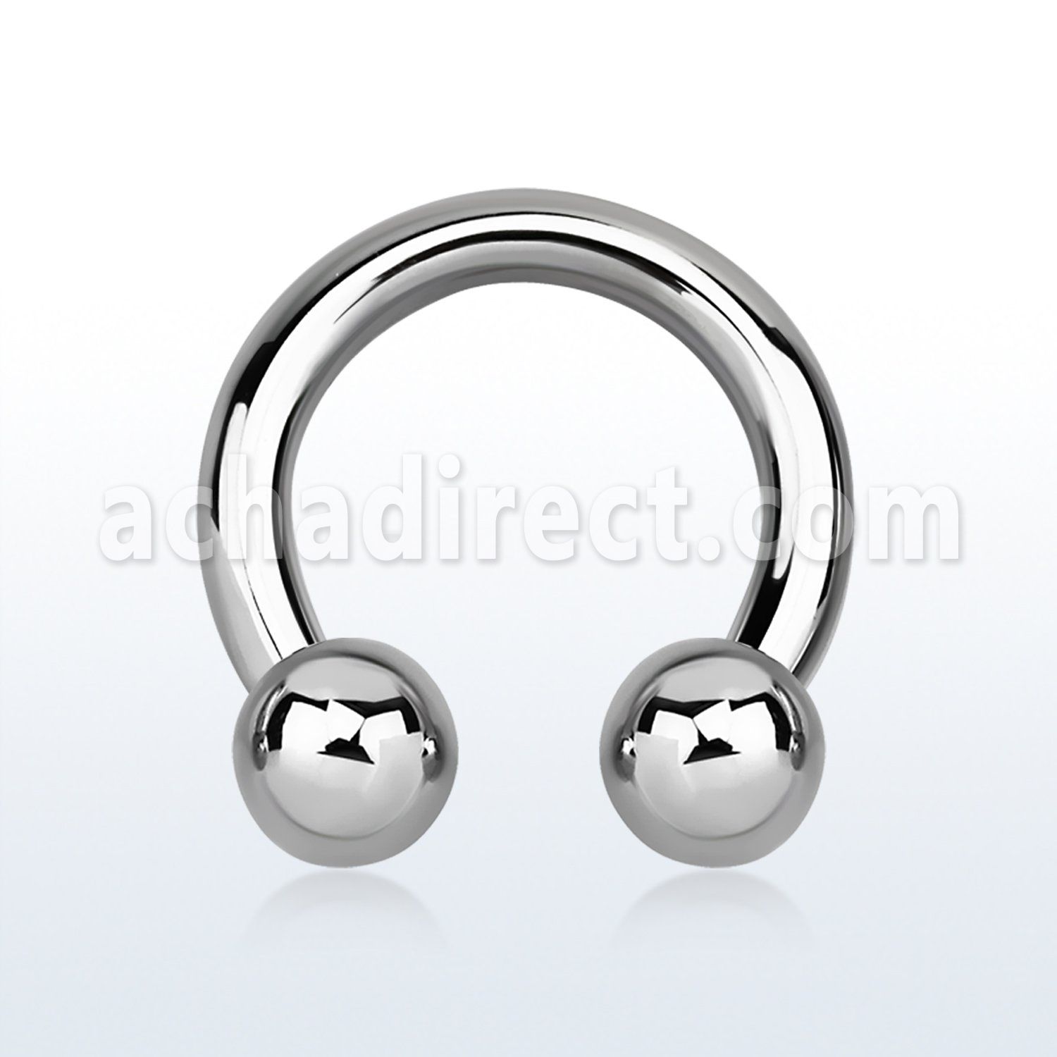 cbr4 316l steel 5mm circular barbell with internal 8mm ball