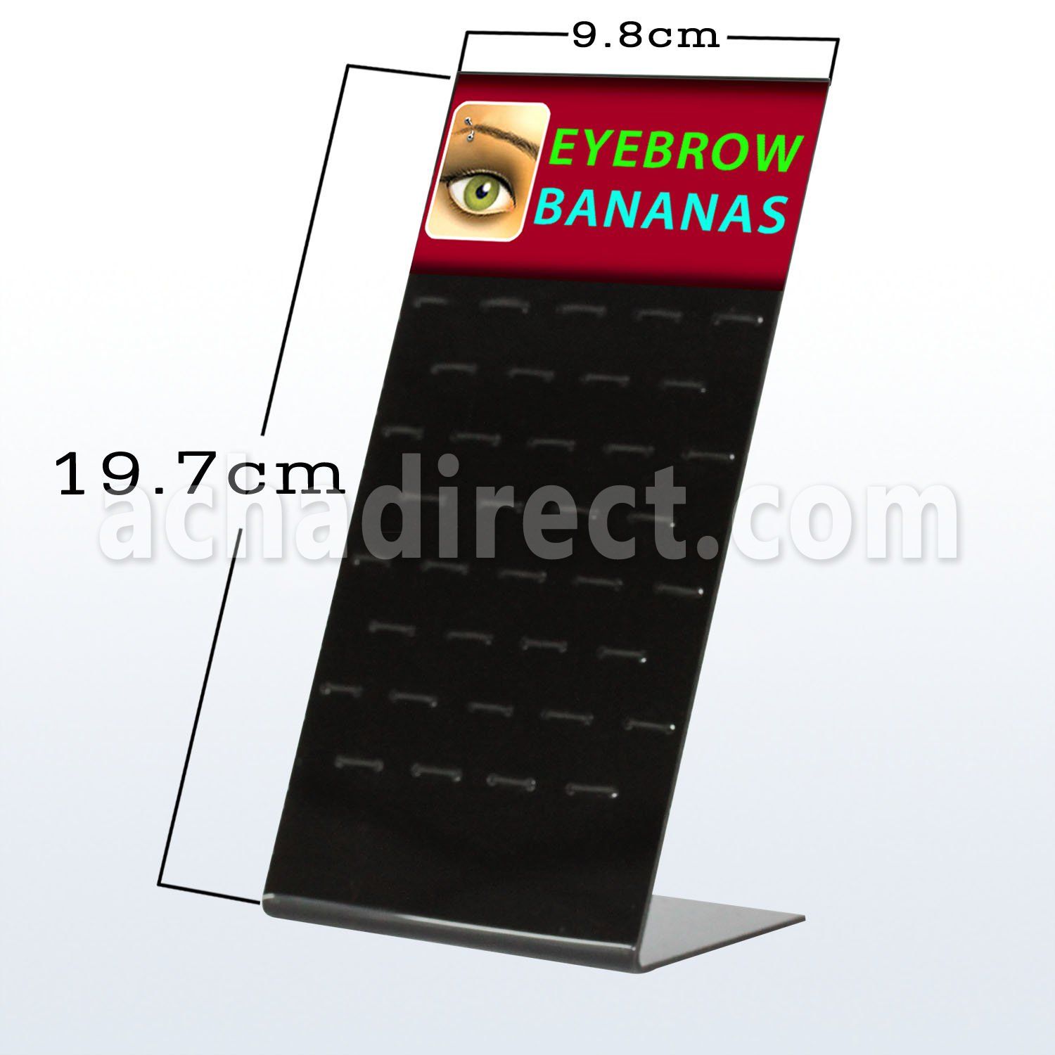 dac81 empty display for 36 pcs jewelery w rubber band