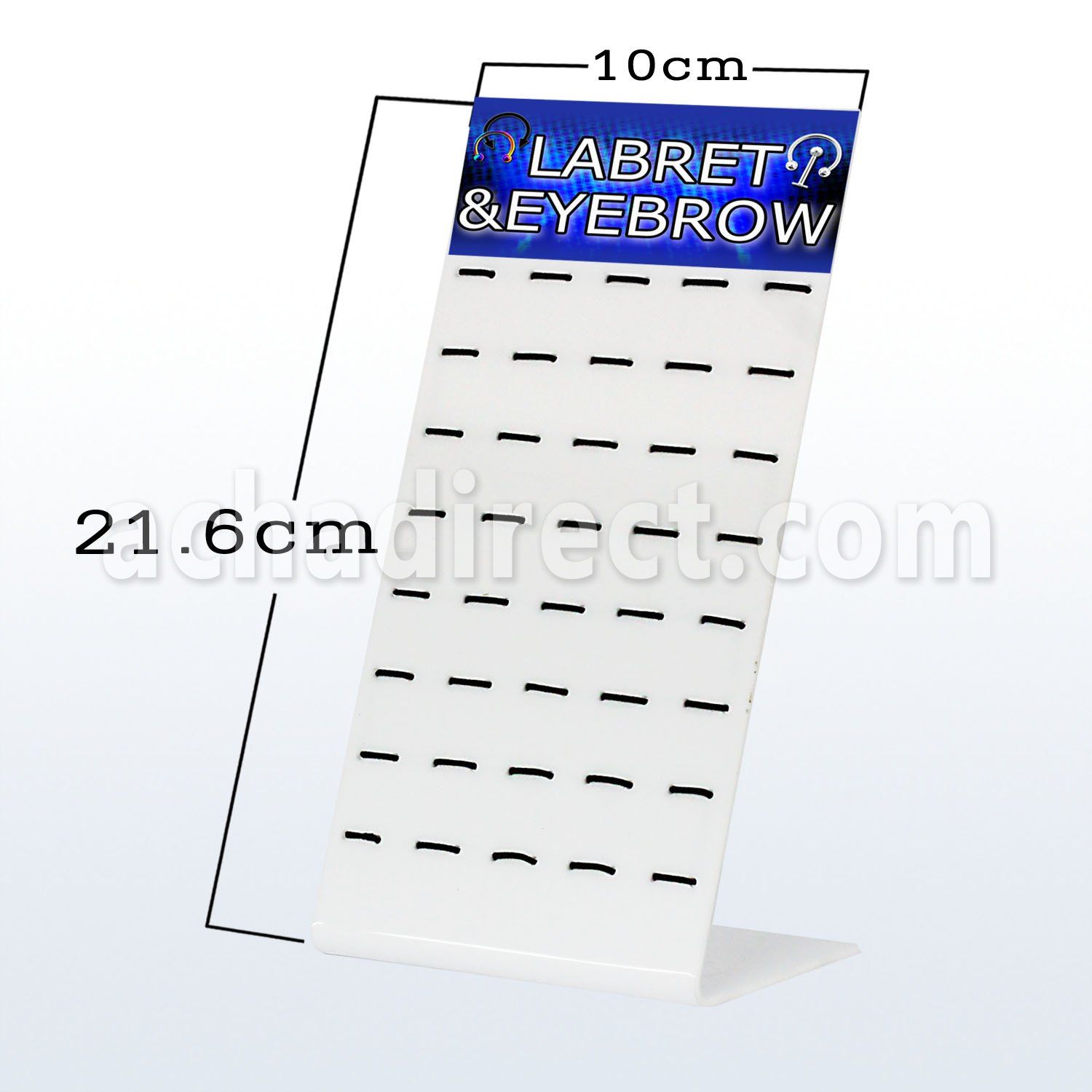 dac82 empty display for 40 pcs jewelery w rubber band