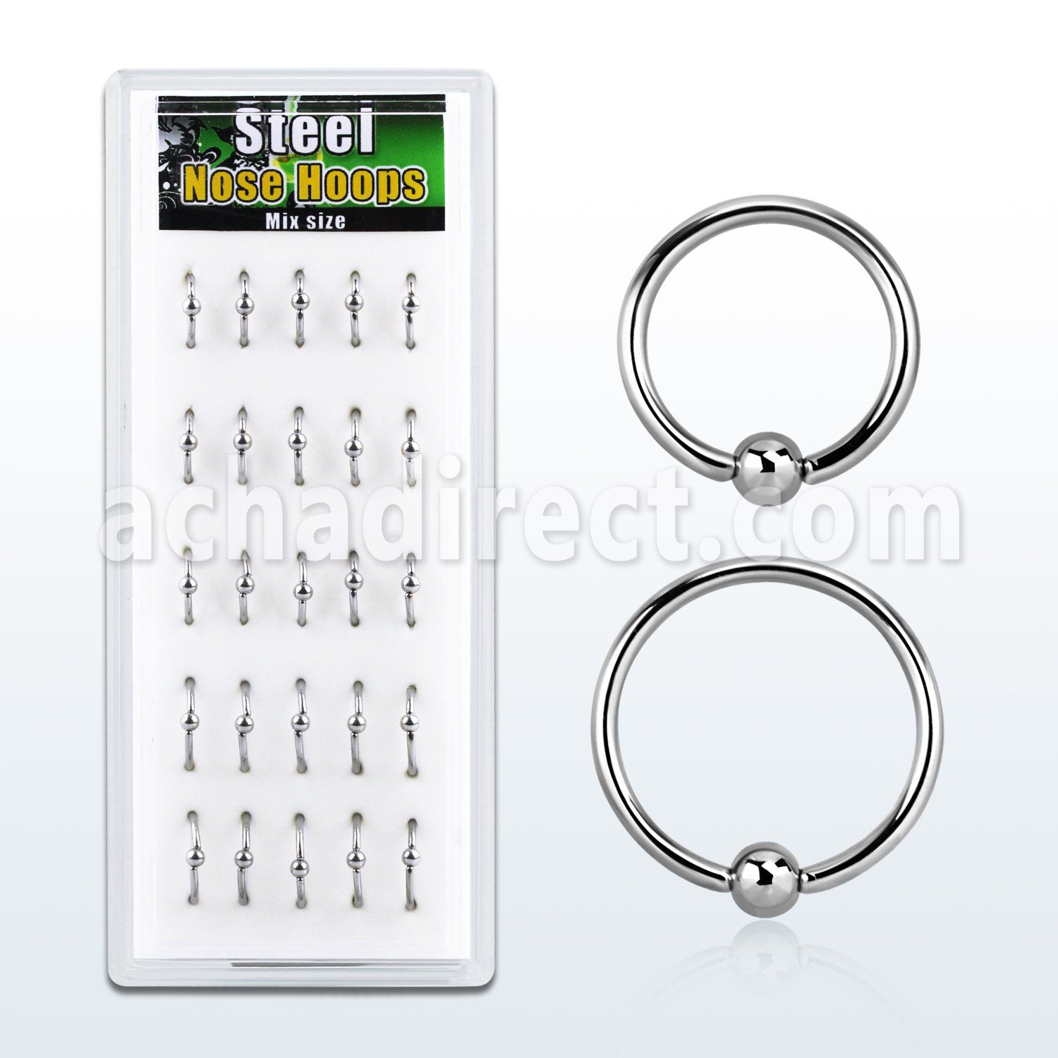 dbcr2 316l steel ball closure ring with 2 5mm closure ball