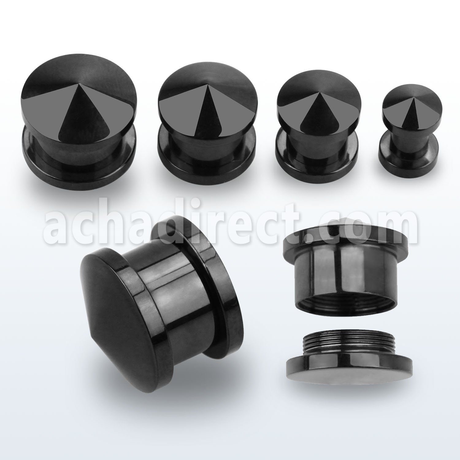 dhtp anodized steel internal thread stash plug w spiked top