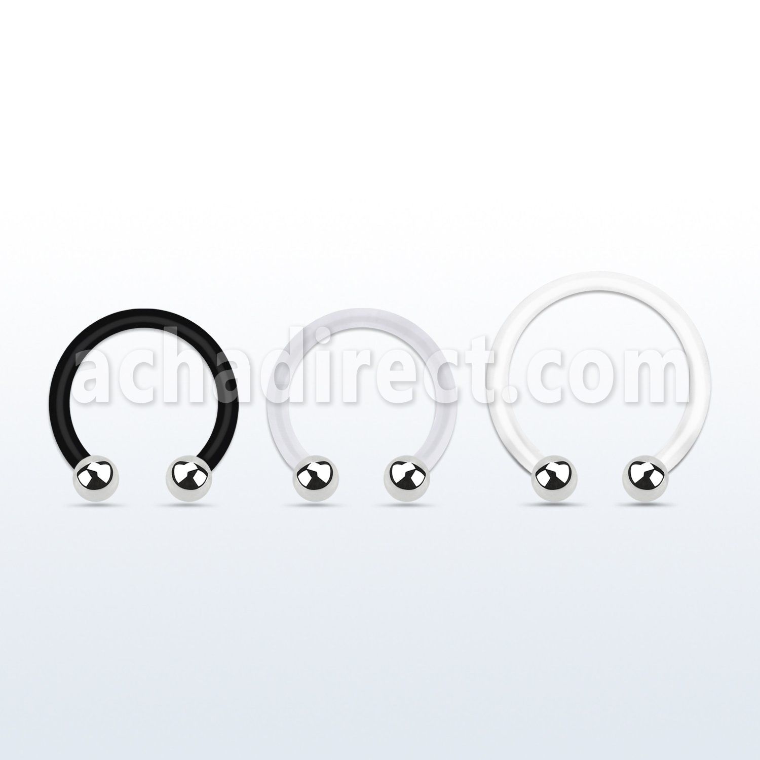 fcbeb25 bioflex circular barbell w 2.5mm steel balls