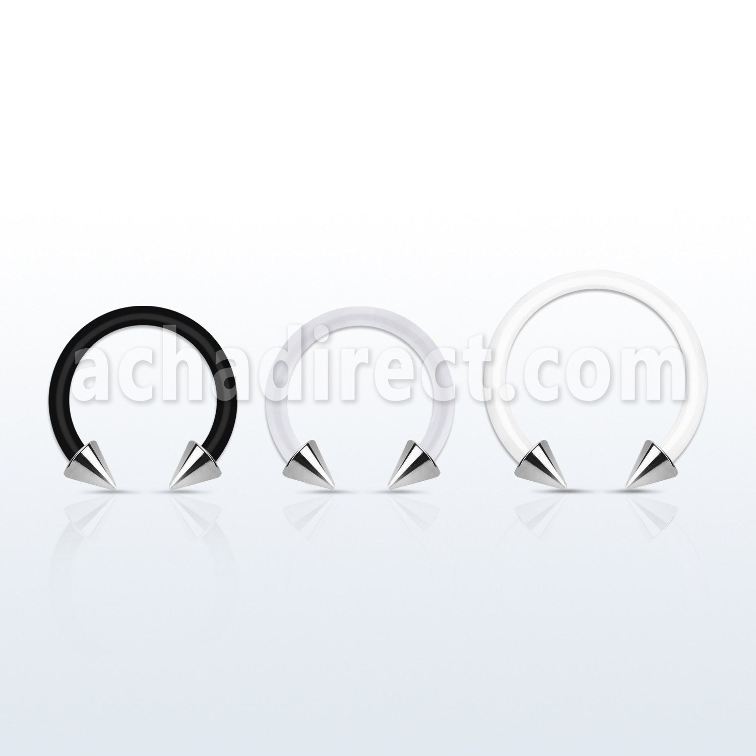 fcbecn25 bioflex circular barbell w 2.5mm steel cones