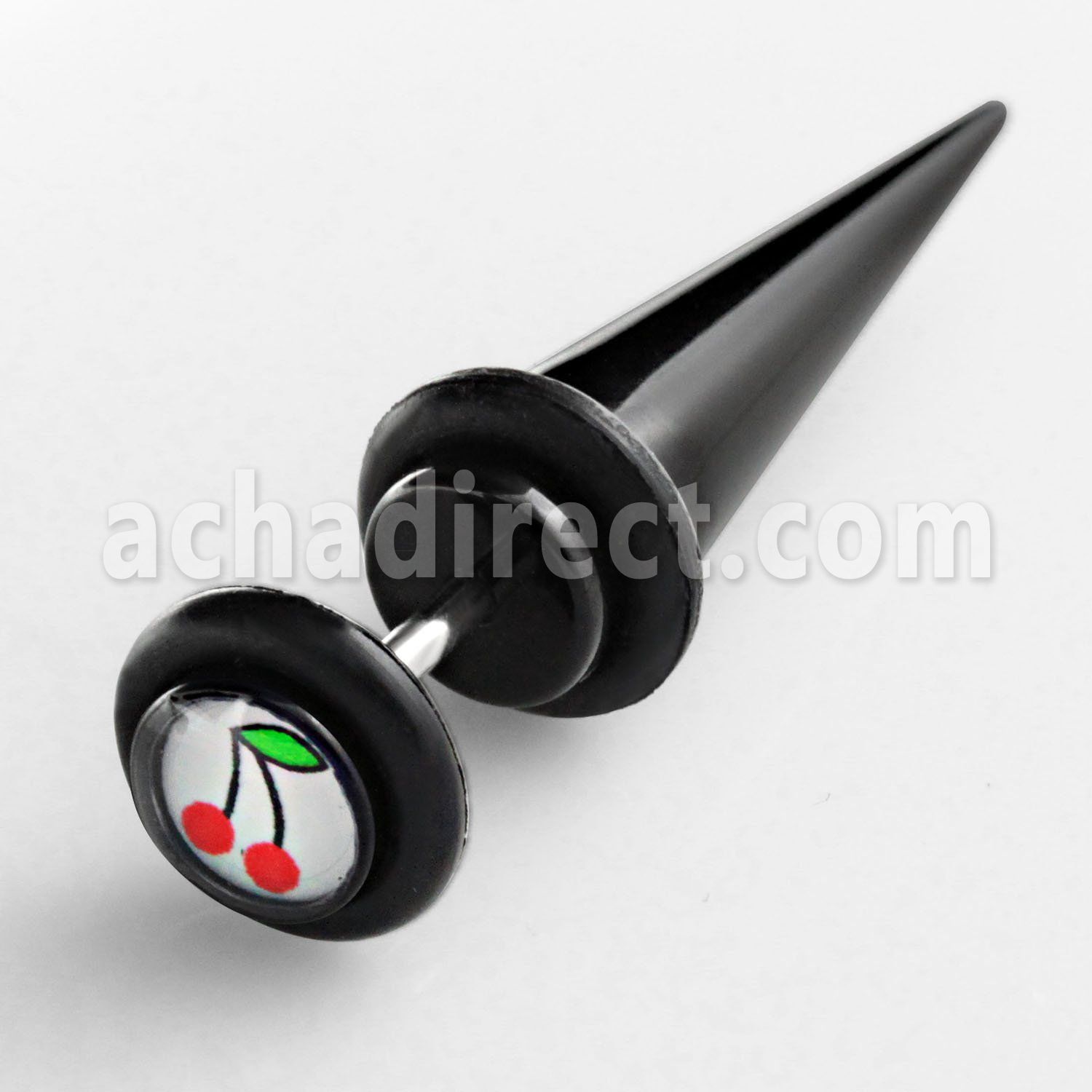 ivtpl4 black acrylic fake taper with cherry logo o rings