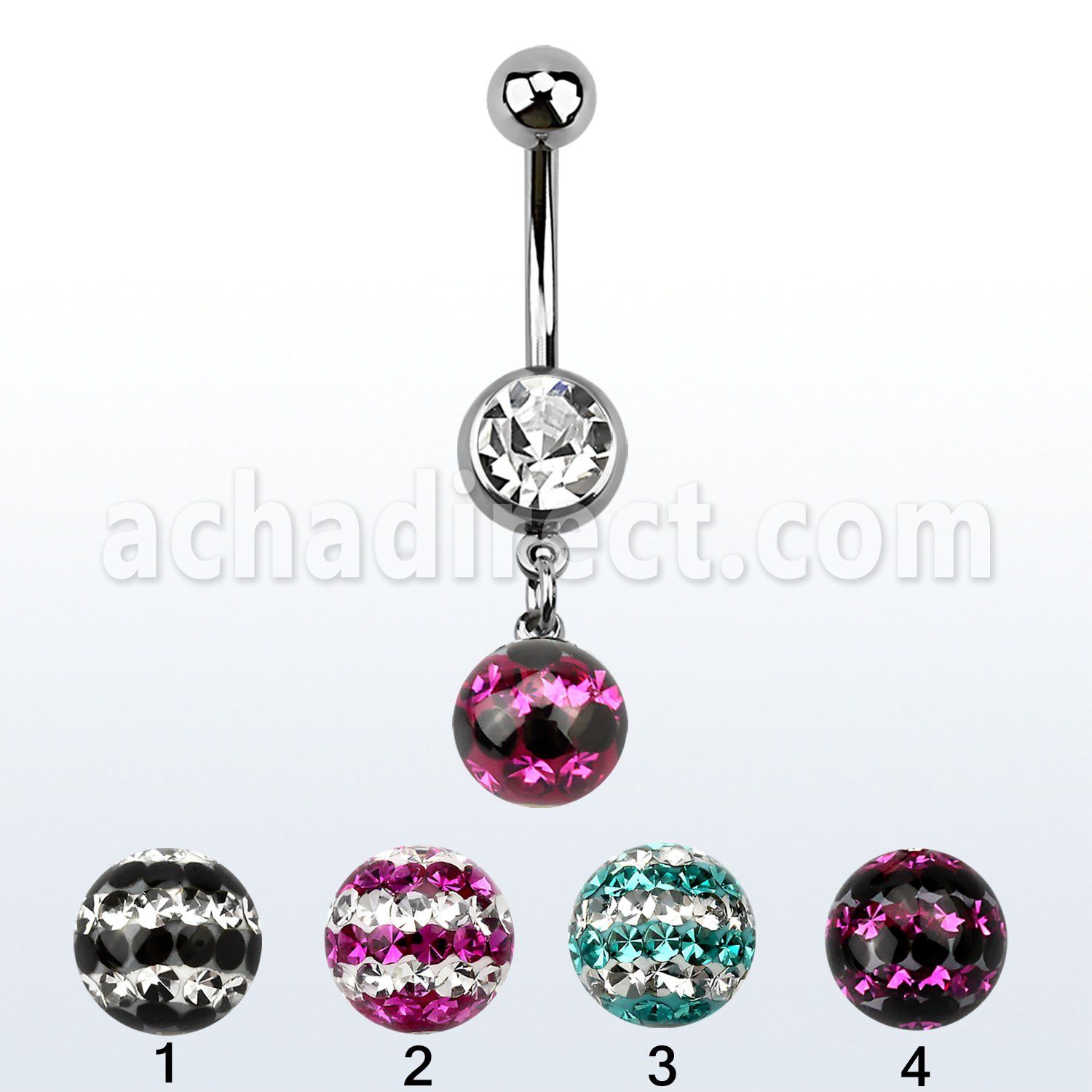 mcd626d 316l banana w jewel tri line ferido ball ball