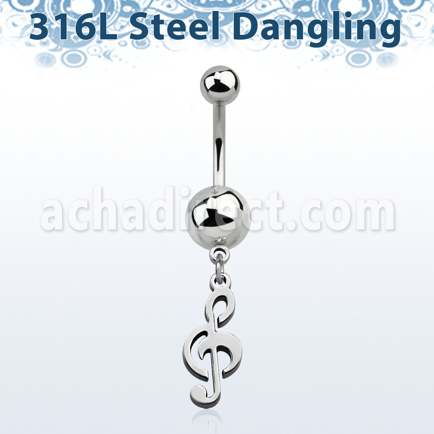 msd709 steel belly banana w plain steel balls w musical note