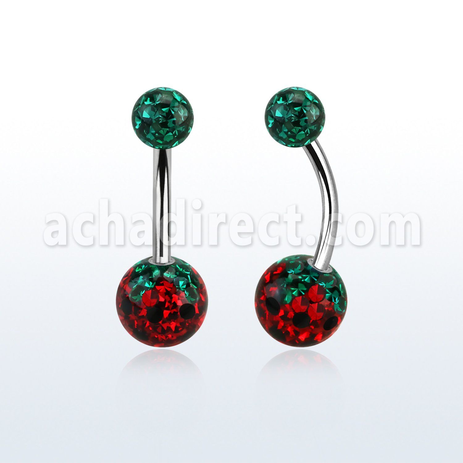 steel belly banana w 5mm & 8mm strawberry ferido ball