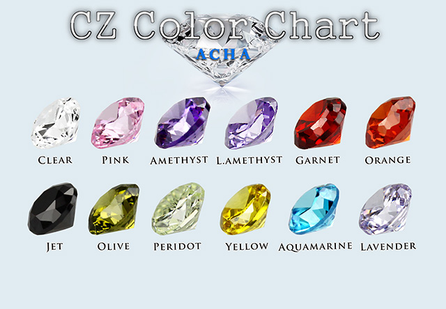 Achadirect CZ Color Chart